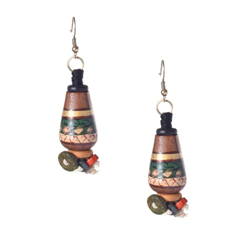 Image of Handcrafted Bohemian & Ethnic Earrings Collection for Women - Artistic, Nature-Inspired Statement Designs in Studs, Drops & Chandeliers