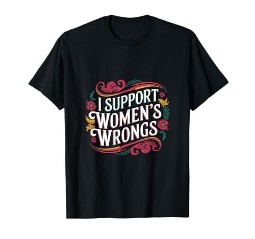Apoyo los errores de las mujeres Camiseta