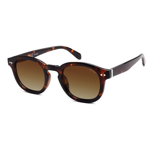 Image of SOJOS Retro Vintage Polarized Sunglasses for Women Men, Classic Square Panto Shades SJ2626
