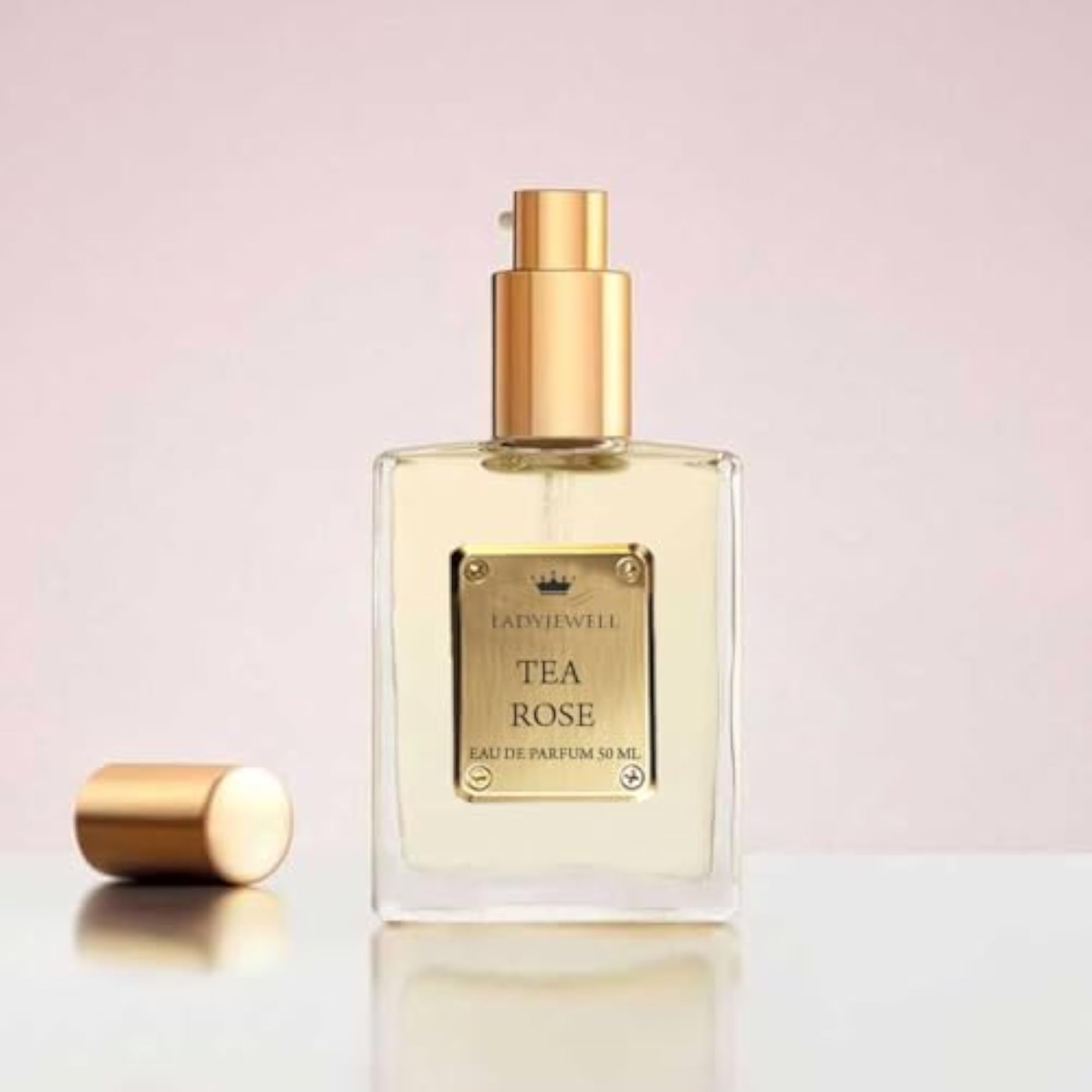Tea Rose Eau De Perfume for Men & Women, Long Lasting