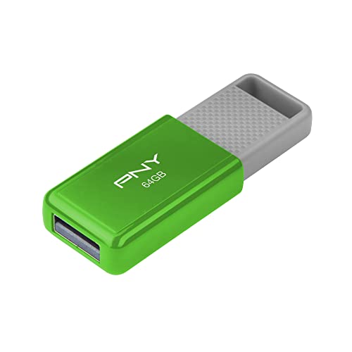 Clé USB PNY 2.0 64 Go compacte et robuste avec un design multicolore