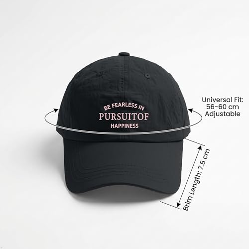 Image of MINISO Fashionable Embroidered Sun Protection Baseball Cap for Men and Women (Black) - Classic Adjustable Cotton Hat