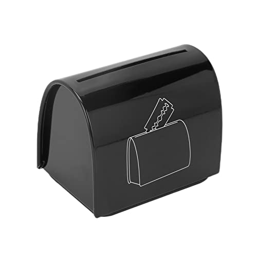 Cryfokt Caso de Eliminación de Cuchillas de Diseño Sellado, Casos de Eliminación de Afeitadora de Hierro Compacta de Seguridad Tamaño Compacto para Cuchillas de Afeitar Usadas