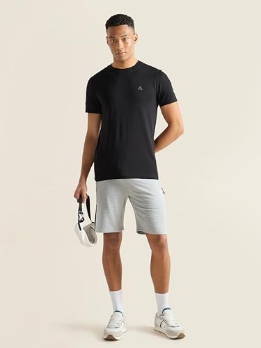 Image of Clans & Hans Men's Regular Fit T-Shirt - Super Combed Cotton, Solid Plain T-Shirts for Men, Round Neck, Stylish, Half Sleeve, Mens t Shirt - Combo Pack of 3