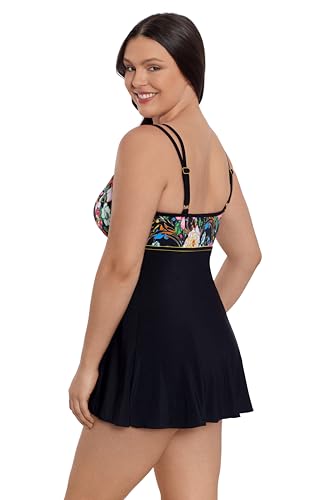 Women's Empire Princess Seam Swimdress W/Hardwear2