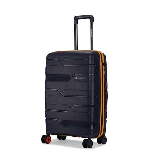 Nasher Miles Cannes Hard-Sided Polypropylene Check-in Luggage Navy