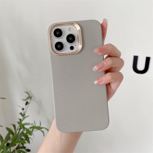 Coque silicone antichoc iPhone 15 16 evite les rayures gris