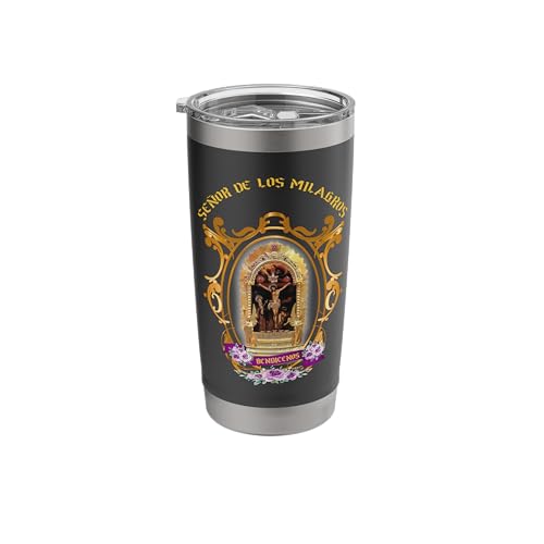 El Señor de los Milagros is the Patron of Peruvian Lima Peru Stainless Steel Insulated Tumbler