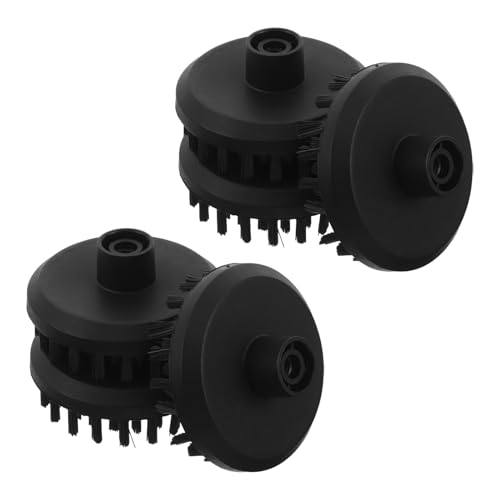 Ipetboom 6 Cabezales de Cepillo de Limpieza a Vapor de 3 Pulgadas Accesorios para Limpiadores a Vapor Repuestos para Superficies Duras Juego de 6 Piezas para Hogar Cocina y Baño