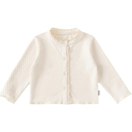 Girls' Loose Cardigan Jacket with Simple Lace,Kids Cardigan Girls,Long Sleeved Top