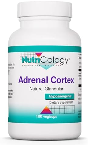 NutriCology Adrenal Cortex - Bovine Glandular Supplement 100 mg -...