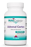 Nutricology Adrenal Support Supplement for Men & Women - Adrenal Glandular Supplement, Immune Function, Endocrine Support, 100mg Adrenal Extract, Bovine, Lyophilized - 100 Count