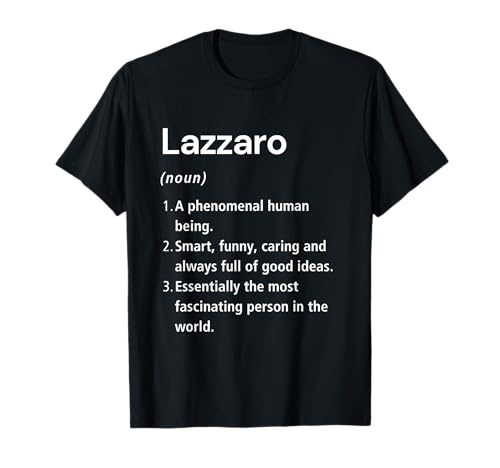 Photo de Lazzaro Définition du nom Dictionnaire amusant T-Shirt