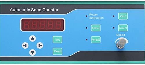 Automatic Seed Counter Device Machine Microcomputer Seeds Counting Instrument Equipment with 2 Sample Plates for Large Medium and Small Seeds