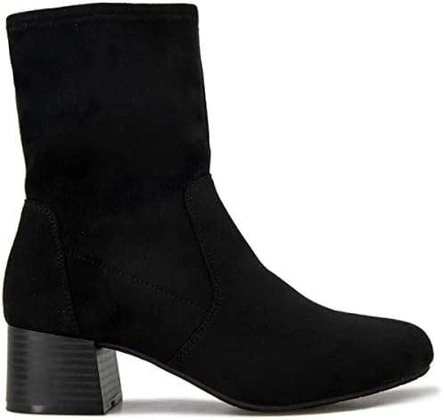 Kenneth Cole REACTION Women's Road Stretch Ankle Boot, Black, 7.5 | Image 3