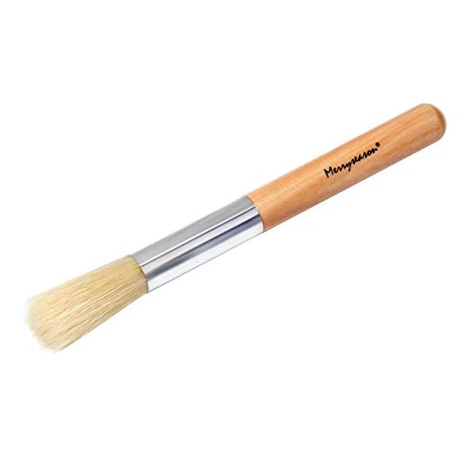 Coffee Grinder Brush Espresso Supply Maker Cleaning Brush, Wood Handle & Natural Bristles Dusting Brush Espresso Accessories for Home Kitchen Barista Tool