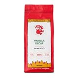 Puroast Low Acid Coffee Decaf | Vanilla Ground | Medium Roast | High Antioxidants & High pH |No Bitter Aftertaste | Reduced Heartburn & GERD | Suitable for Cold Brew - 2.2 LB