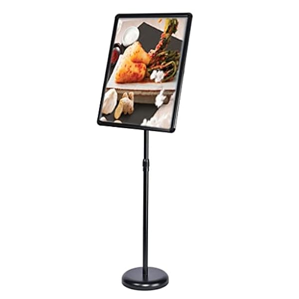 LVTFCO Teken A2 Teken Houder, Poster Stand Staande Snap Frame Aluminium Display Stand, Poster Board Menu Houder, Verstelbare Notice Stand voor Bruiloft/Zakelijke Activiteiten Display