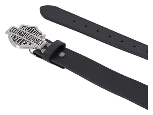 Harley-Davidson Women's Bar & Shield Logo Rhinestone Buckle Belt, Black3