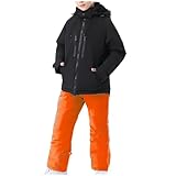 【Double protection sécurité】​ Conception à double épaisseur : isole le froid, amortit en cas de chute accidentelle (réduit les blessures). Enveloppement anti-neige et anti-vent : enfants ne craignent pas le froid en jouant, parents plus tranquilles.