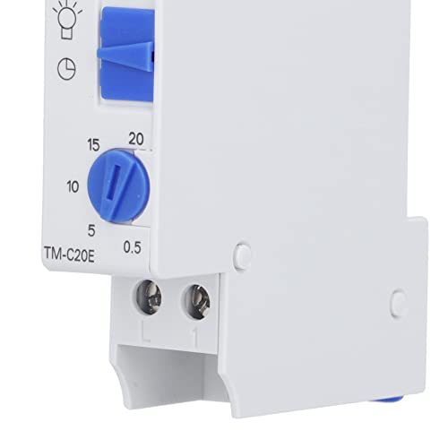 Interruptor de tempo, temporizador de luz de intervalo ABS Shell configuração fácil para casa