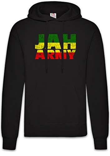 Jah Army Hoodie Urban Backwoods - Sweat à capuche vert pour passionnés du style reggae et roots