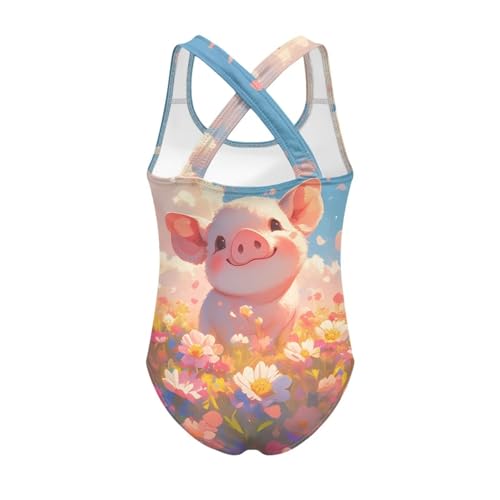 Cute Swimsuit for Girls - Size 5-14 Years Old One Piece Athletic Swim Suit for Pool,Beach,Surfing2