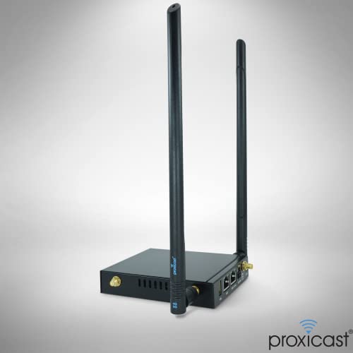 Image of Proxicast 5-8 dBi High Gain External 4G /5G Antenna Compatible with Cisco, Cradlepoint, Netgear, Pepwave, MoFi, CalAmp, Digi, Sierra and Other Routers & Modems with SMA Connectors (ANT-120-006-2PK)