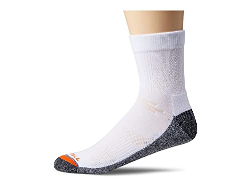 Merrell Men's and Women's Lightweight Work Socks-3 Pair Pack-Unisex Repreve with Durable Reinforcement