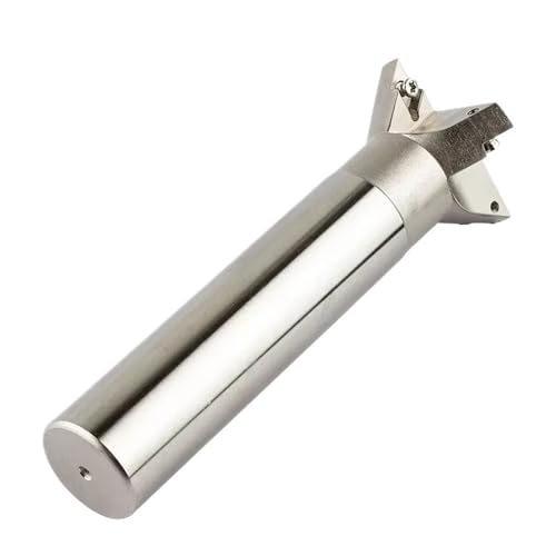 Industrial Slot Milling Cutter, Stability Dovetail Cutter High Speed Steel for Precision Cutting 1piece(40mm*25mm*160mm*60)