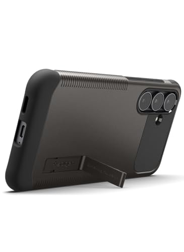 Image of Spigen Slim Armor MagFit | Samsung Galaxy S25 FE Case [Air Cushion Protection] [Magsafe] Galaxy S25 FE Back Cover | TPU+PC - Gunmetal