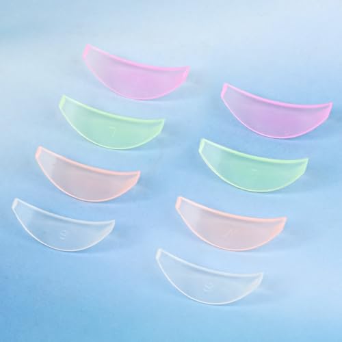 LZM まつ毛パーマ ロット まつ毛パーマ セルフ まつ毛 ロット グルー不要 マツ毛パーマ ロット シリコンパッド 粘着性 柔らかい 再利用可能 4ペアのサムネイル