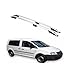 Produktbild E-Parts24 Dachreling Grundträger für VW Caddy 3 III 2003-2010 kurzer Radstand Alu Silber