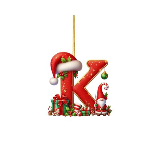 Weihnachtsbaumschmuck 26 Buchstaben Weihnachtsbaumschmuck Anhänger...