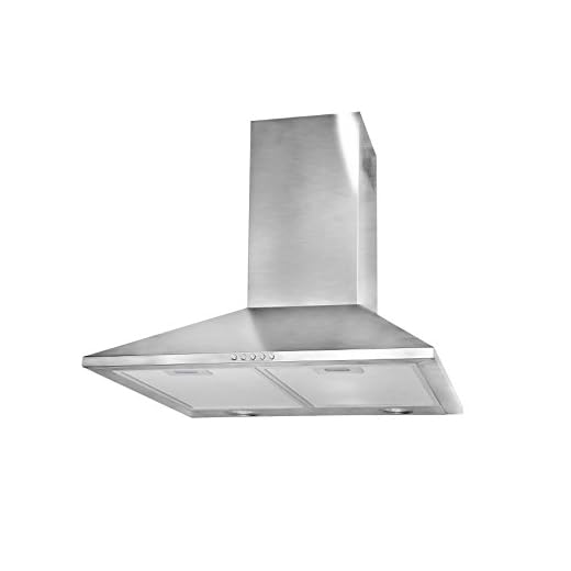 Mepamsa Piramide 60 - Campana aspirante decorativa de pared de inox