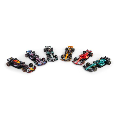 Bburago F1 Formula 1 CAR ASSORTMENT(2024) - 1:43 Scale - Incredibly Detailed Die-Cast Replica Collectible Race Car Models, Multiple Colours