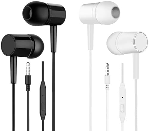Wired Earbuds with Powerful Bass & Clear Sound, Universal 3.5mm J...