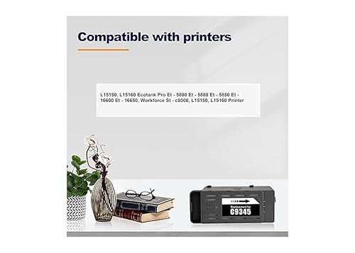 Image of Maintenance Box C9345 Compatible with Epson EcoTank Pro L15150 L15160 ET-5800 ET-5850 ET-5880 ET-16600 ET-16650 and Workforce ST-C8000 Printers - Replacement Maintenance Unit