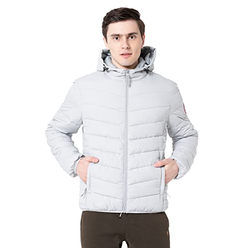 Image of Red Tape Men Polyester Standard Length Solid Padded Jacket