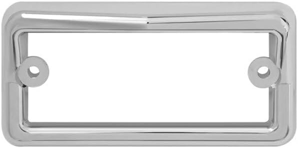 Technical Precision Replacement for Freightliner 122SD Year 2023 Chrome Rectangular CAB Visor Light Bezel