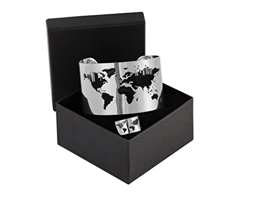 Xanight Cuff Bracelets For Women, Cuff Bangle Bracelet Boho Unique Large Wide Mens Bracelets Fashion Silver Wrist Cuff Wrap Bracelet Mother Daughter Bracelets Gift #TOP4