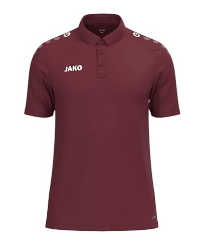 Polo bordeaux unisexe One coupe confort en grande taille 4XL