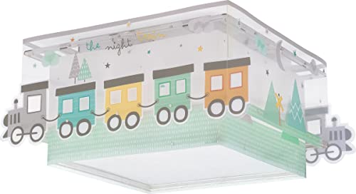 Dalber Lámpara plafón de techo infantil The Night Train E27 2