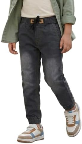 Urbano Juniors Boy's Slim Fit Mid Rise Stretchable Jogger Jeans