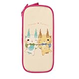 ペンケース コマさん 妖怪ウォッチ 大容量 筆箱 多機能 文具箱 韓風 人気 収縮でき シンプル カンバス 中小学生 高校生 子供 大人用 文具袋 誕生日 プレゼント