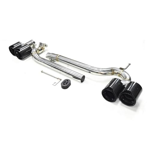 Embout d'échappement BMW F10 silencieux inox look M5 quad carbone