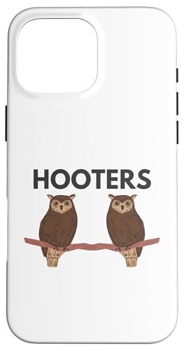 陽気なフーターズ ブラウンフクロウ 面白いフクロウ ミームデザイン スマホケース iPhone 16 Pro Max 用