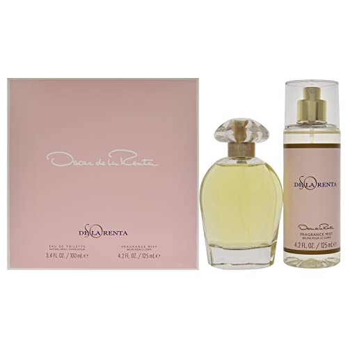 Oscar De La Renta So de la Renta 3.4oz EDT Spray, 4.2oz Fragrance Mist Women 2 Pc Gift Set