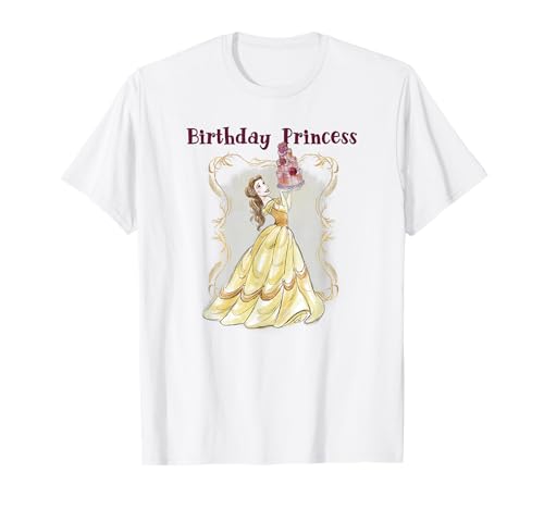T-shirt Belle La Belle et la Bête pour fête d'anniversaire thématique princesse