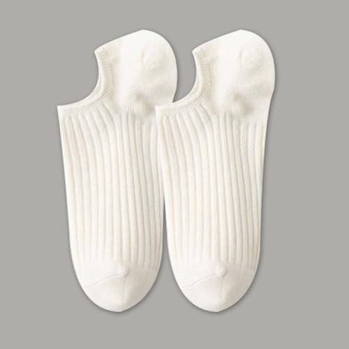 1/5pair Summer Thin Solid Color Crew Socks Fashion Cute Anti Slip Invisible Socks Cotton Breathable Women Man Sock